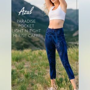 ZYIA Active Azul Paradise Pocket Light n Tight Hi-Rise leggings
